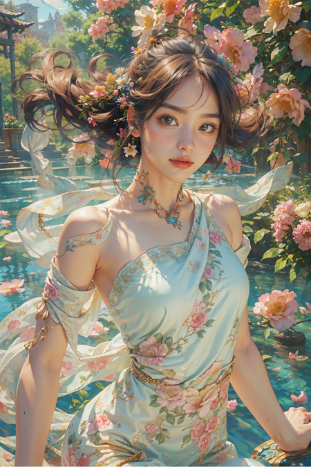 00460-2704138971-Best quality,masterpiece,ultra high res,(photorealistic_1.4),,solo,1girl,_,baihuaniang,Flowers,Flowers,Soft sunlight,Wind,Flying.png